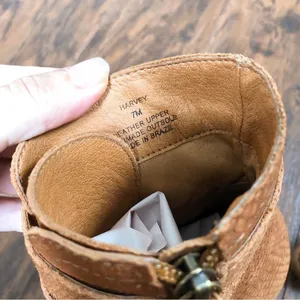 Matisse • Harvey Multi-Strap Boot embossed leather buckle tan western ankle thumbnail 7