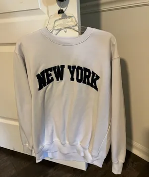 new york crewneck White Size L thumbnail 1