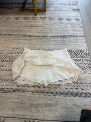 Altar’d state ruffly white mini skort  thumbnail 3