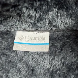 Columbia Fire Side II Sherpa Fleece 1/4 Zip Pullover Women’s Medium Gray thumbnail 5