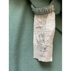 Entro Sage Green‎ V-Neck Maxi Dress Pockets Side Slit Relaxed Fit Large thumbnail 6