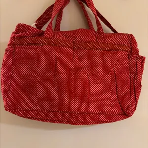 Handmade Red Polka Dot Women's Bag with Bunny Design.Has a plastic lining to protect.NWOT thumbnail 3