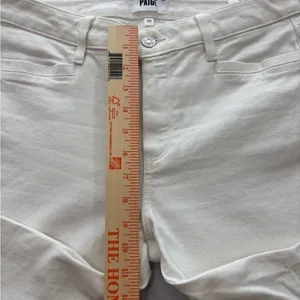 Paige‎ Hoxton Ankle High Rise Skinny Jeans Light Ecru Off White Size 29 thumbnail 7
