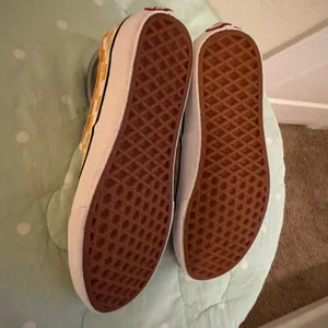 Vans Classic Yellow and White Checkered Sneakers Womens Size 6 thumbnail 10