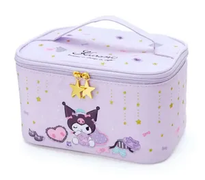 Sanrio Kuromi makeup bag with keychain! thumbnail 1
