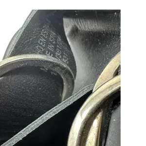 Zara Slide Sandals Buckles‎ Double Strap Faux Leather Black Size 41 US 10 thumbnail 13