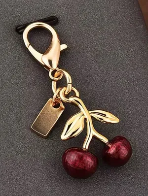 Red Cherry Keychain thumbnail 1