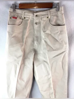Lawman Western 29 11/12 High-Rise Women's Jeans in Light Beige thumbnail 3