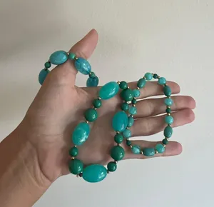 Teal Turquoise Stretch Bracelet Blue thumbnail 6