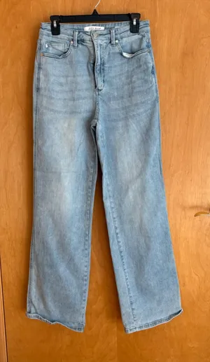 Judy Blue Los Angeles Womens Straight Fit Light Wash‎ Jeans - Size 11/30 thumbnail 1