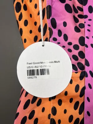 Princess Polly Feel Good Dress Womens 6 Multi Polka Dot Halter Mini Bodycon thumbnail 8