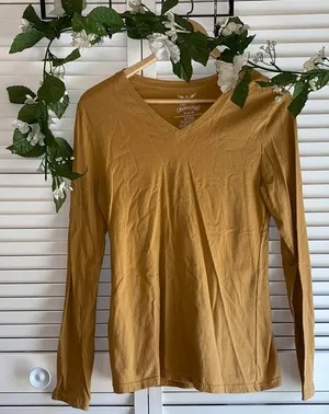 Dark Yellow Long Sleeve Shirt thumbnail 1