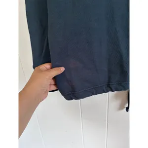 Pact Organic Cotton Shawl Collar Sweatshirt Navy Blue Medium Relaxed Pullover thumbnail 3