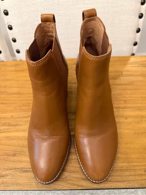 Madewell The Regan Boot English Saddle Brown Leather Ankle Boots 9.5 thumbnail 6