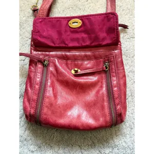 Vintage Fossil Turn Key‎ Closure Purse thumbnail 3