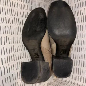 Free People Terrah Grey Leather Cut Block Heel Ankle‎ Booties Shoes Women 8.5 39 thumbnail 6