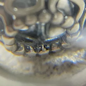 Authentic Pandora 925 Silver Openwork Hearts Bead Charm Jewelry Making thumbnail 6