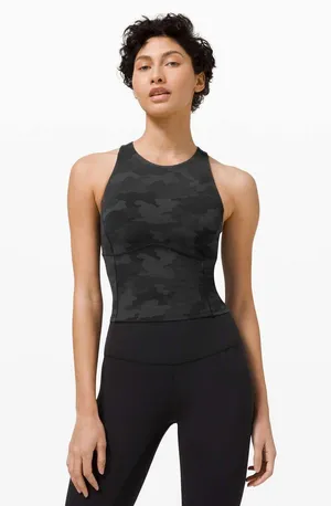 Lululemon Key To Balance Tank Camo Deep Coal Multi thumbnail 3