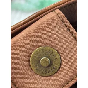 Brown Leather Satchel Shoulder Crossbody Bag Multiple Pockets‎ thumbnail 7