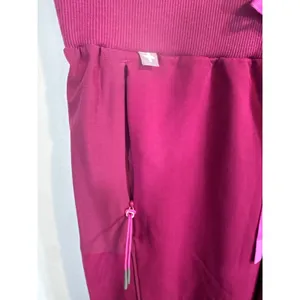 FIGS W Boston Slim Jogger Scrub Pants XS‎ Raspberry Tech Fabric Bundle of 2 NWT thumbnail 6