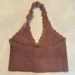 Urban Outfitters Out From Under Mauve Lace Halter Bralette thumbnail 3