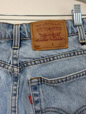 Vintage Levi’s 550 Mom Shorts Size 26 Women’s Denim Vtg 90s Relaxed Fit Baggy thumbnail 6