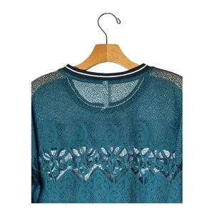Fabletics Shirt Women Large Green‎ Spruce Sophie Lace Tunic Athleisure Yoga thumbnail 6