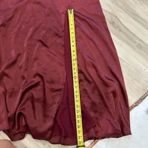 Lulus Extra Extravagance Burgundy Sleeveless Maxi Dress size: Small thumbnail 13