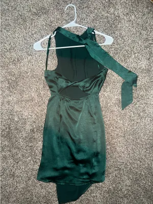 Hello Molly Emerald Mini Dress Green thumbnail 2