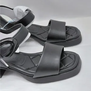 Aerosoles Women Platform Sandals Size 6 Black Comfort Block Heel Everyday Shoes thumbnail 5