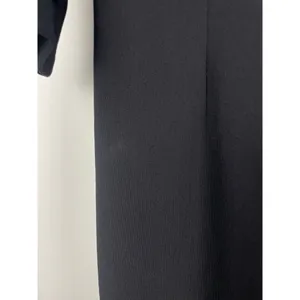 Boston‎ Proper Black Slinky Goth V-Neck 3/4 Sleeve Back Slit Midi Dress Size M thumbnail 7