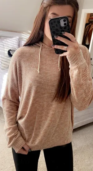 mustard stripe pullover Tan Size M thumbnail 1
