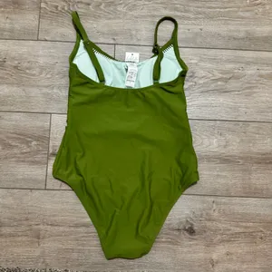 Cupshe Olive Green Ladder‎ Cutout One Piece Swimsuit NWT size Small thumbnail 7