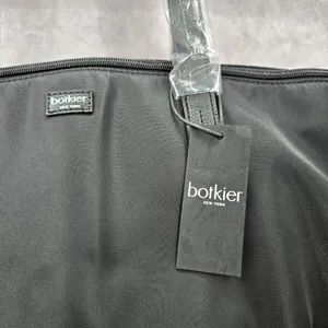 Botkier Bond Nylon Black Zipper Tassel Large Tote Purse‎ Shoulder Bag thumbnail 5