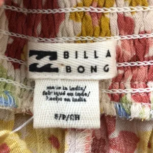 NEW billabong smooth sailing smocked high waist floral print pants S thumbnail 10