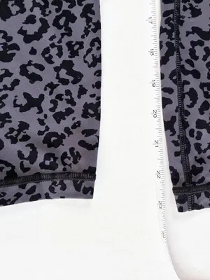 Athleta Leopard Elation Ultra High Rise Tight - Gray Black - Size Small thumbnail 10