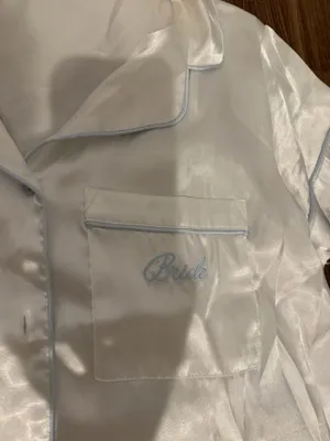 In Bloom Bride Silk Pajama Top thumbnail 2