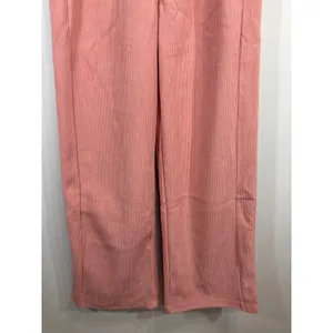 Halara Pink Corduroy Pul On Wide Leg Pants Women's MED Tall NWT Academia‎ Preppy thumbnail 3