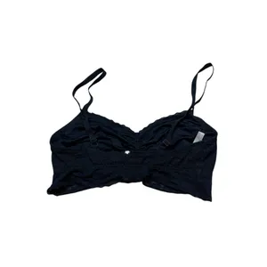 Victorias Secret Pink Black Lace Long line bralette Medium thumbnail 2