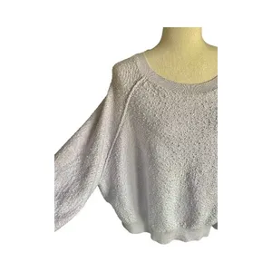 Free People-Light Lavender Color Sweatshirt-Womens Size Medium thumbnail 2