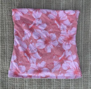 Hollister pink reversible tube top thumbnail 1