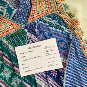 Anthropologie TANVI KEDIA Veena Beaded Caftan Beaded Mini Dress Bohemian Small thumbnail 14