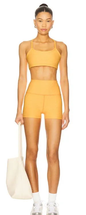 Beyond Yoga Spacedye All For Run Shorts in Mango Pop Heather S thumbnail 1