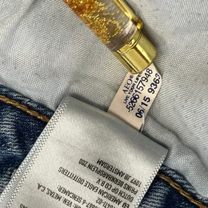 American Eagle Super Stretch Mid Rise Light Wash Distressed Skinny Jeans 6S thumbnail 7
