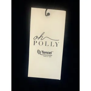 Oh Polly Ainslee Black Modal Square Neck Bodycon Midi‎ Dress NWT Size US 2 thumbnail 7