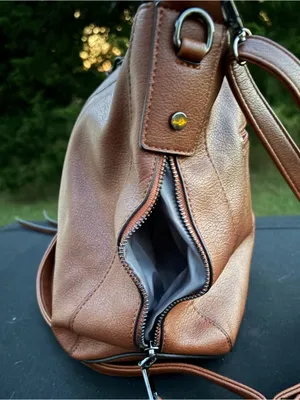Realer Brown Faux Leather Hobo Bag Convertible Crossbody & Shoulder Purse thumbnail 5
