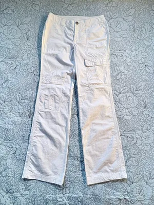 Free People The Thing Is Mid Rise Utility Pants Optic White Cargo Wide Leg~2🧡 thumbnail 15