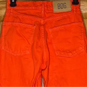 Urban Outfitters BDG High Rise Wide Leg Flame Orange‎ Denim Jeans Size 25 thumbnail 3
