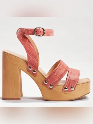 Sam Edelman Rosalind Platform Block Heel Sandal Terracotta Rose Sz 7 NEW IN BOX thumbnail 4