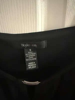 Style & Co. Black Spaghetti-Strap Maxi Dress thumbnail 3